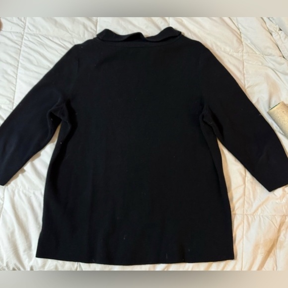 Talbots Long Sleeve Sweater Top - Black - Talbot's Size X (between 12-14) - Picture 3 of 7